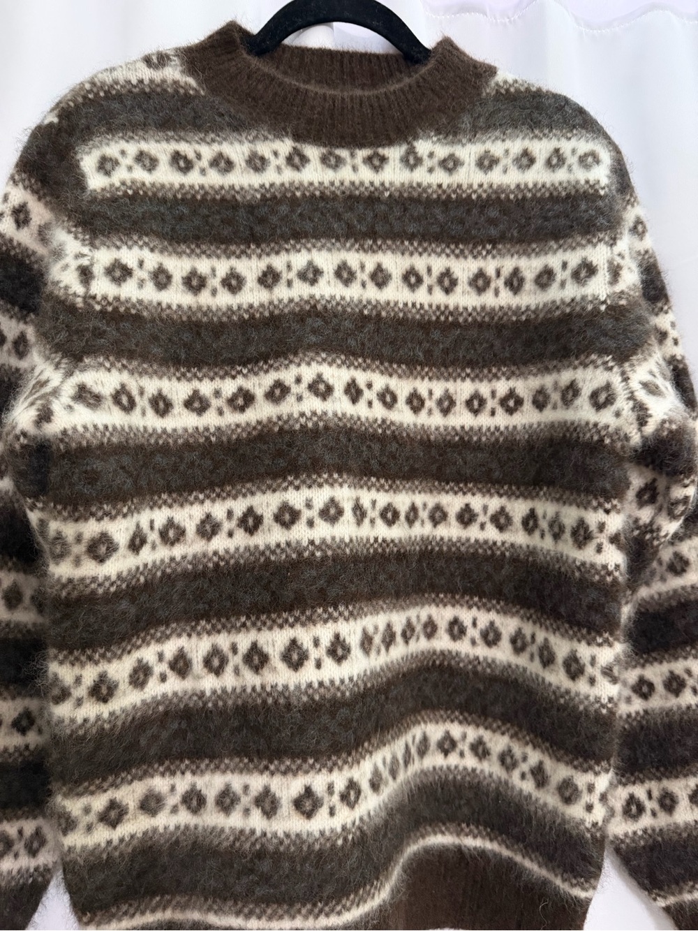 DÔEN Fran Fair Isle-Inspired Wool-Mohair Sweater - Picture 5 of 5